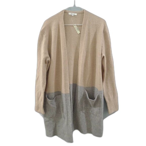 Madewell Kent Colorblock Cardigan In Coziest Yarn S - Picture 3 of 10